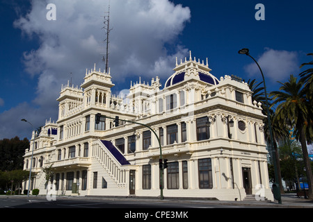 La Terraza Gebäude im Jardin de Mendez Nunez, La Coruña, Spanien Stockfoto