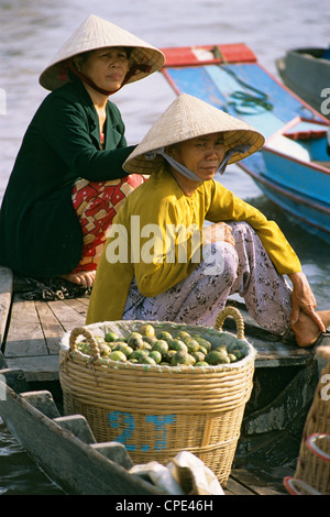 Schwimmenden Markt, Can Tho, Mekong-Delta, Vietnam, Indochina, Südostasien, Asien Stockfoto
