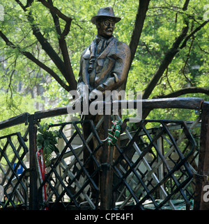 Statue von Imre Nagy, Held des europäischen Revolution, Budapest Ungarn, 1956 Stockfoto