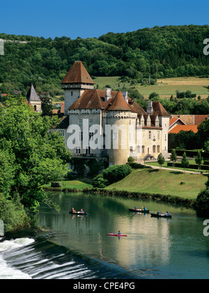 Chateau de Cleron, Cleron, Loue-Tal, Franche-Comte, Frankreich, Europa Stockfoto