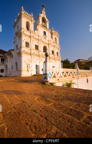 Kirche unserer lieben Frau von der Unbefleckten Empfängnis, UNESCO-Weltkulturerbe, Panjim, Goa, Indien, Asien Stockfoto