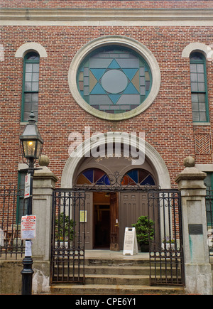 Wilna Shul in Beacon Hill Boston MA Stockfoto