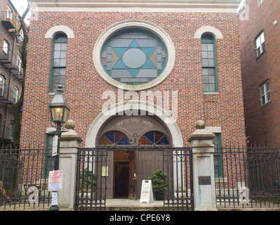 Wilna Shul in Beacon Hill Boston MA Stockfoto