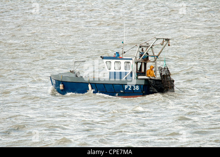 Boot Fischkutter Portsmouth Harbour Stockfoto