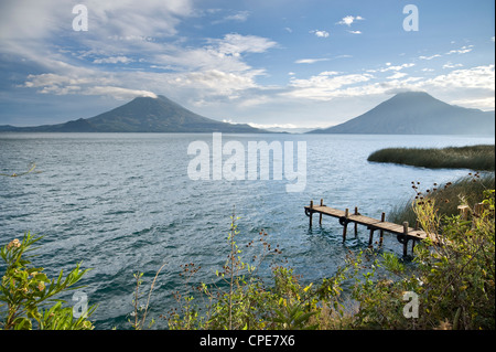 Santa Cruz La Laguna, Lake Atitlan, Western Highlands, Guatemala, Mittelamerika Stockfoto