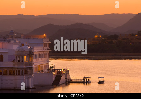 Lake Palace Hotel, Udaipur, Rajasthan, Indien, Asien Stockfoto