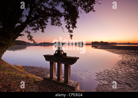 Ein Teich (Etang) im Naturpark La Brenne (Pays Aux Mille Etangs), Indre, Loire-Tal, Centre, Frankreich Stockfoto