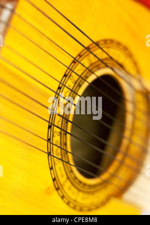 Charango, Schallloch saitige akustische Instrument mit 10 Saiten Stockfoto