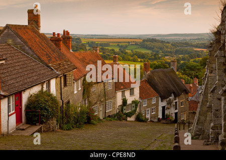 Gold Hill, Shaftesbury, Dorset, England, Vereinigtes Königreich, Europa Stockfoto