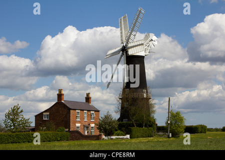 Sibsey Händler Windmühle Lincolnshire England uk Stockfoto