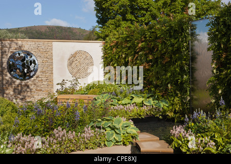 Malvern Frühling Garten Gartenarbeit Rhs show 2012 Stockfoto