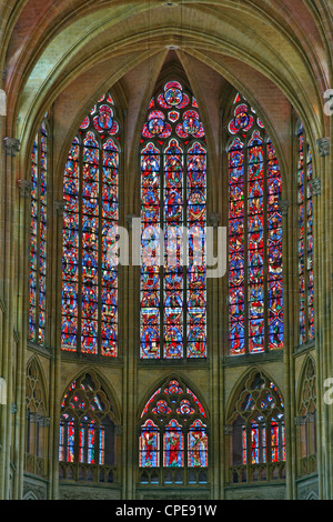 Kathedrale St. Gatien, Tours, Indre-et-Loire, Loire-Tal, Centre, Frankreich Stockfoto