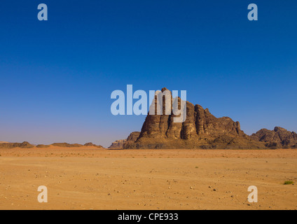 Sieben Säulen der Weisheit, Wüste Wadi Rum, Jordanien Stockfoto