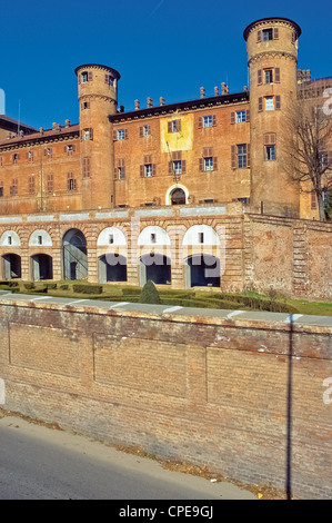 Europa Italien Piemont Provinz Turin Moncalieri Burg Stockfoto