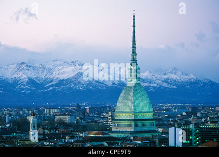 Europa Italien Piemont Turin die Mole Antonelliana Stockfoto