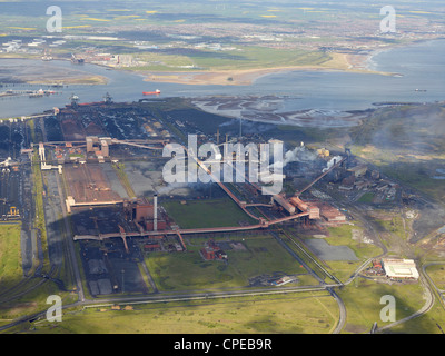 SSI / ex Corus SteelworksTeeside aus der Luft, Nordostengland, Mai 2012 Stockfoto