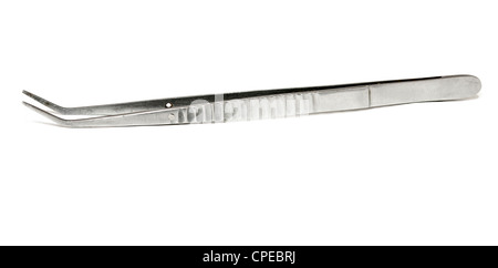 Zange. surgial Stahl Instrument hautnah Stockfoto