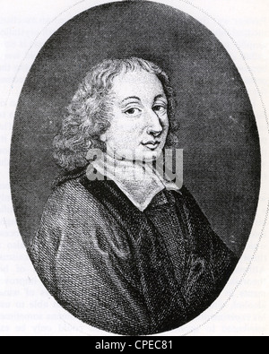 Französischen Mathematiker BLAISE PASCAL (1623-1662) und katholischer Philosoph Stockfoto