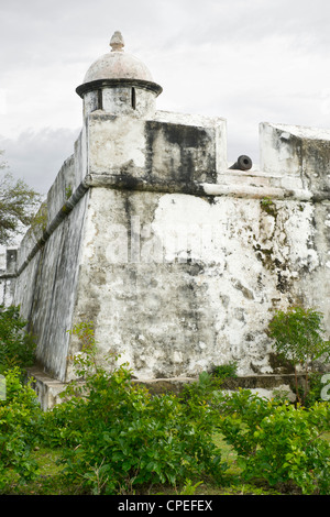 Ehemalige portugiesische Fort von São João Batista auf Ibo-Insel in der Quirimbas Archipel vor der Küste von Norden Mosambiks. Stockfoto