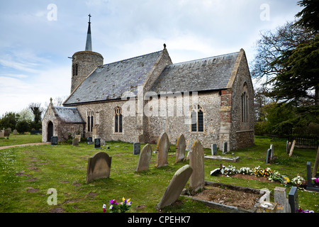 Titchwell Kirche, Norfolk, Großbritannien Stockfoto