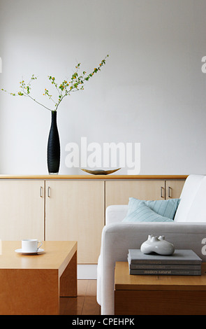Dekorative moderne Wohnzimmer Stockfoto