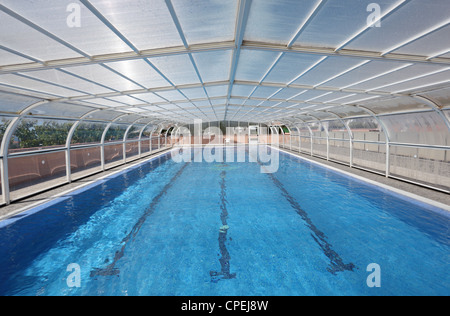 Hallenbad Stockfoto