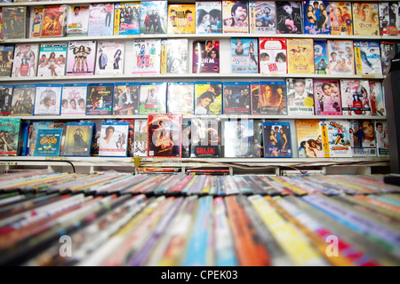 DVD Shop Stockfoto