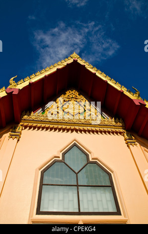 Fenster des Buddhismus Tempel. Stockfoto