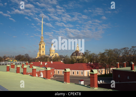 Peter-Pauls-Festung in St. Petersburg, Russland. Stockfoto