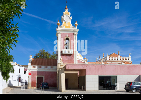 Eintritt in die Pousada de Estoi (Palacio de Estoi) Hotel, Estoi, Algarve, Portugal Stockfoto