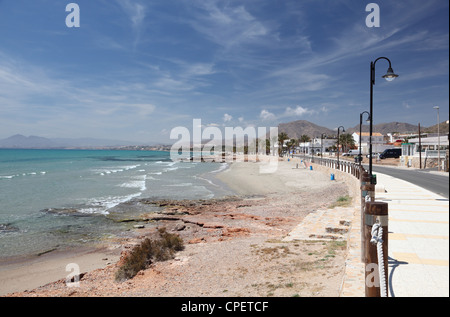 Schöne Strand von La Azohia, Costa Calida, Spanien Stockfoto