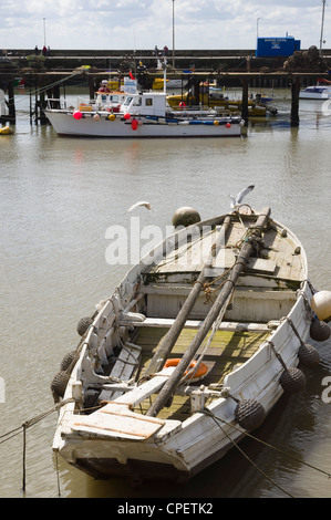 Bridlington, East Yorkshire Fischereihafen und Ferienort - Hafen. Stockfoto