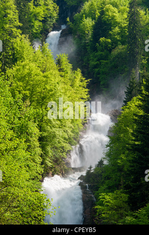 Giessbach Wasserfälle, Brienz, Schweiz Stockfoto