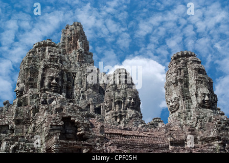 Angkor Thom, Bayon, Kambodscha Stockfoto