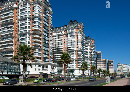 Moderne Wohnung Blöcke Avenida Peru Vina del Mar Chile Stockfoto