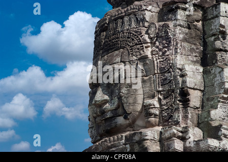 Angkor Thom, Bayon, Kambodscha Stockfoto