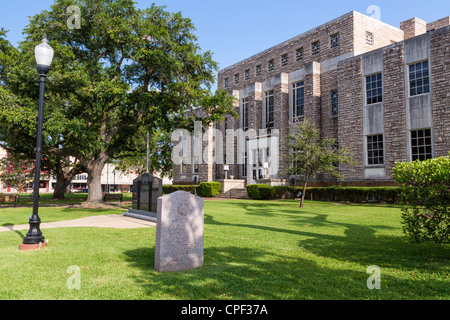 Cherokee County Courthouse in Rusk, Texas. Stockfoto