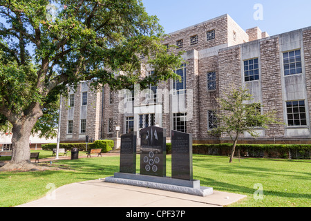 Cherokee County Courthouse in Rusk, Texas. Stockfoto