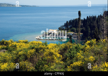 Kringels, Nordostküste, Korfu, Griechenland Stockfoto