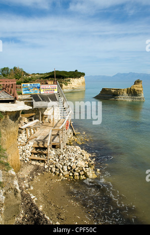 Sidari Klippen und Strand, Canal d ' Amour, Sadari, Corfu, Ionische Inseln, Griechenland Stockfoto