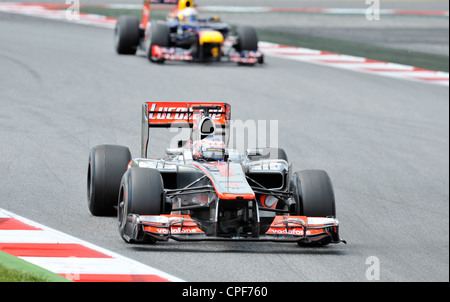 Jenson Button (GBR) Im McLaren-Mercedes MP4-27 während des Formel 1 Grand Prix von Spanien 2012 Stockfoto