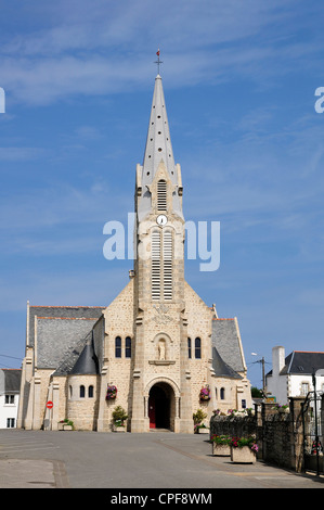 Kirche Saint-Pierre de Quiberon in Frankreich im Département Morbihan in der Bretagne im Nordwesten Frankreichs Stockfoto