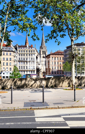 Teil der Stadt von Lyon, Frankreich Stockfoto