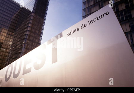 François Mitterrand Bibliothek (TGB) Stockfoto