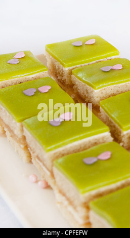 Kuchen mit garniert Stockfoto