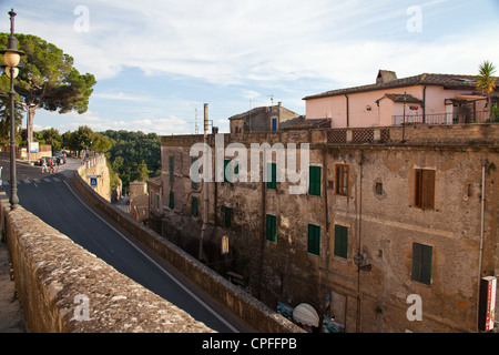 Pitigliano in der Toskana, Italien Stockfoto