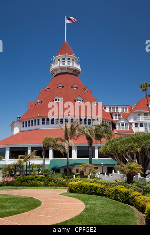 Hotel del Coronado. San Diego, Kalifornien. Stockfoto