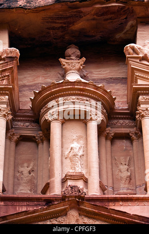 Die Schatzkammer, Petra, Jordanien, Westasien Stockfoto