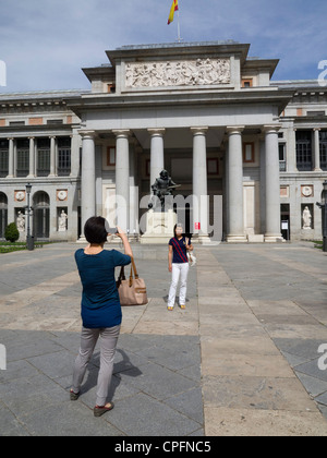 Museo del Prado in Madrid, Spanien Stockfoto