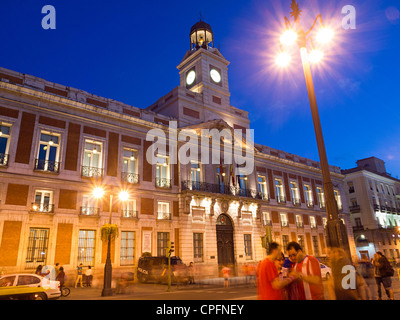 Comunidad de Madrid Gebäude in Platz Puerta del Sol, Madrid, Spanien Stockfoto